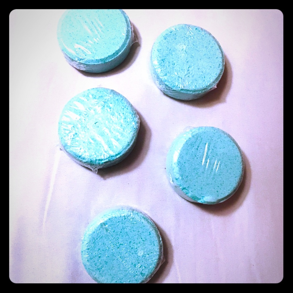 These are not bath bombs they are shower disalvers